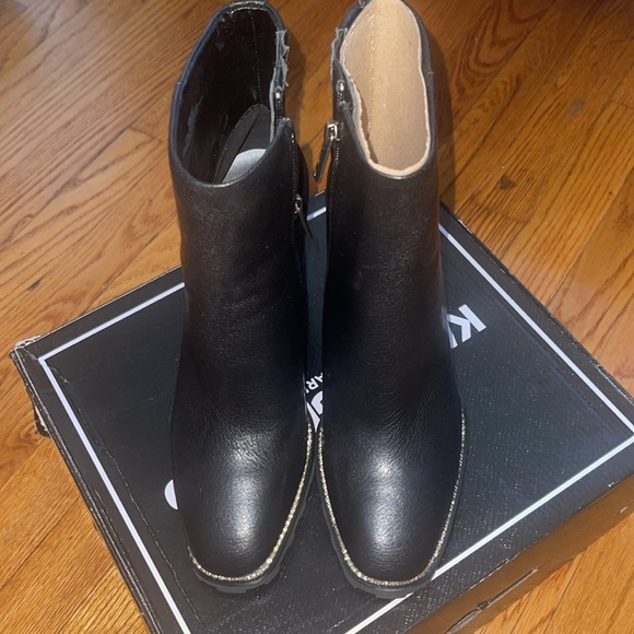 Karl Lagerfeld Preppy Leather Boot - Picture 2 of 6